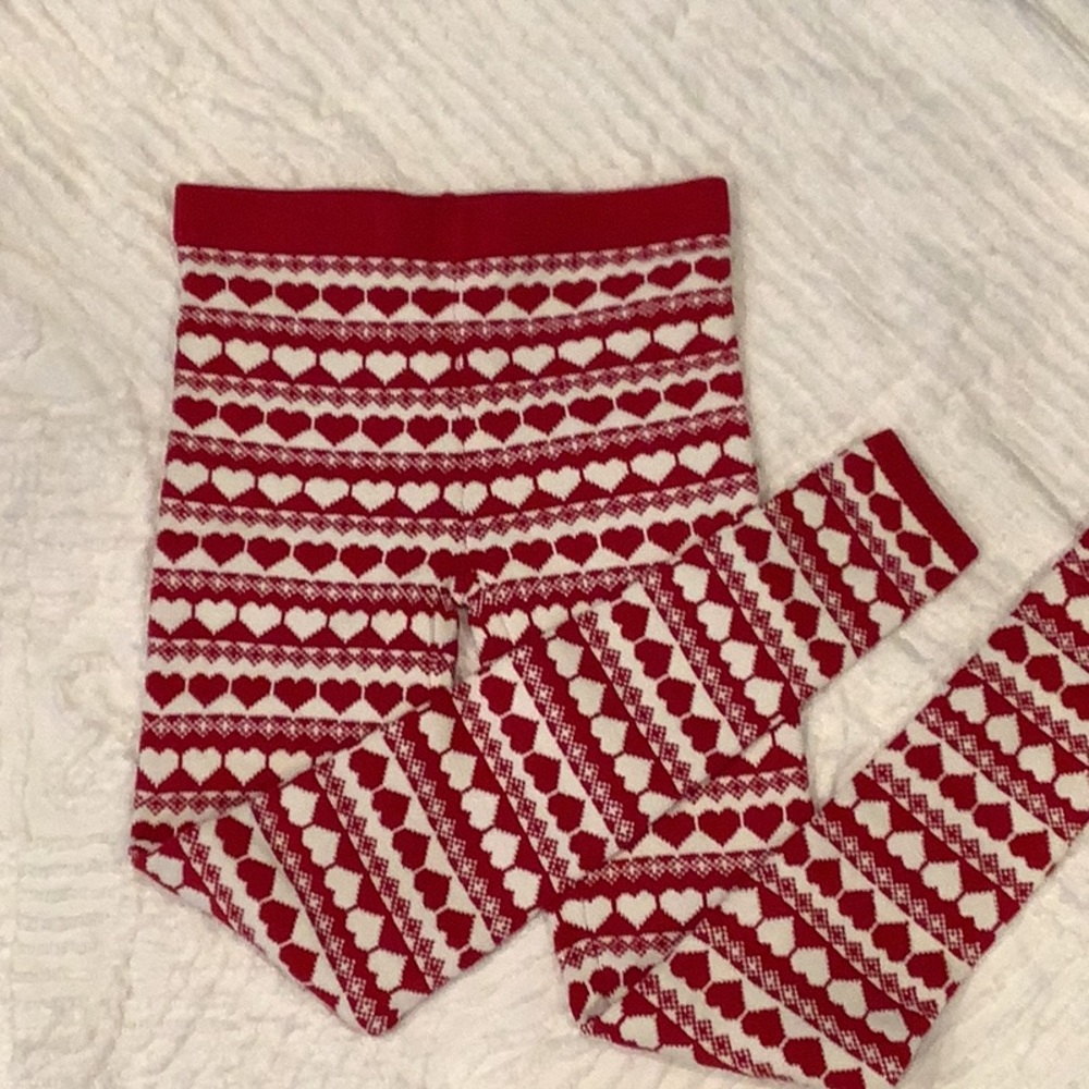 Valentines heart knit lounge pants ❤️❤️